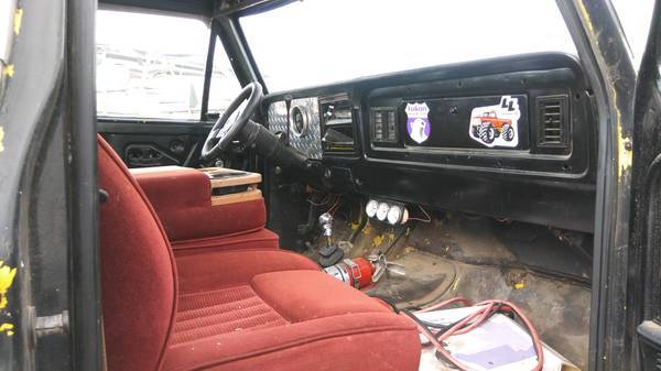 mud truck interior